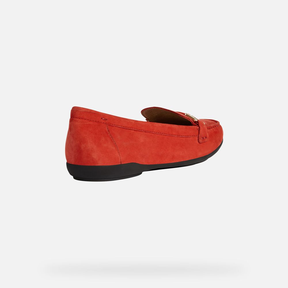 Geox Bayan Loafers Kırmızı - Annytah - ANT-739402
